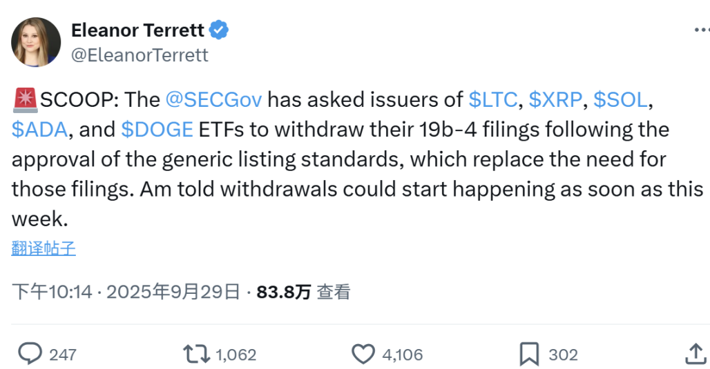 يتجاوز احتمال مرور صناديق الاستثمار المتداولة في LTC وSOL في أكتوبر 90%، وترحب العملات البديلة بالحكم النهائي للجنة الأوراق المالية والبورصة